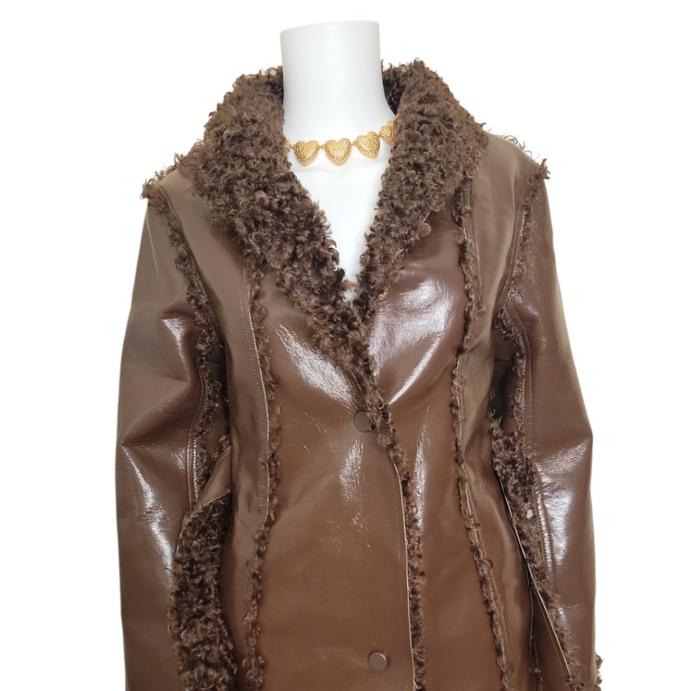 $1198 CULT GAIA Reversible Tili Coat XS - Picture 9 of 14